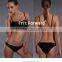 OEM 2016 newest bikini custom beachbeaut bikini swimwearfor mature women