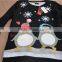 ladies Sequins cute penguin pattern jumper sweater for christmas