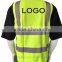 ENISO20471 HV Yellow Polyester Knitted Sew-on Tapes Fluorescent Vest