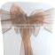 Factory Supply 18x 275cm ORGANZA SASHES CHAIR COVER BOW SASH WIDER SASHES FOR A FULLER BOW
