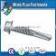 Made in Taiwan Black Stainless Steel Zinc Plated Flange Hexagon Head Self Drilling Teks Screw
