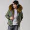 2017 new fashion warm Eruopean style good quality raccoon fur men jacket