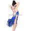 2017 New Girls Kids Fringed Ballroom Salsa Latin Dance Dress For Kids