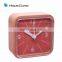 Round Shape Clocks Wooden Desktop Alarm Clock With High Quality