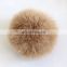 Luxury genuine jumbo fox fur pom pom custom china ball pompon