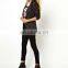 CHEFON Leather Look Insert ladies leather blazer fashion CABB0006