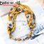 Fashion high quality chiffon cross headband for women wholesale