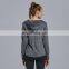 Women basic t-shirt Training gym casual plain sweatshirt