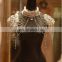 High quality Stunning Shining Crystal Wrap For Bride High Neckline Shoulder Shawl