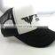 Custom Adjustable Black White Trucker Hat