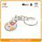 Custom Design Die Casting Sticker Cheap Metal Trolley Coin Keychain