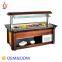 Square lift-up Marble type Counter Top Salad Bar Refrigeration display equipment