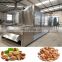 304 stainless steel type Conveyor belt continuous peanut roaster/roasting machine