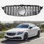 Front Camera GT Grille AMG Silver Grills 2015-18 For Mercedes W205 C300 C350 C43