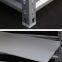 european silver grey warehouse storage shelf with teardrop holes