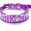 Three Rows Crystal Diamond Crown Pet Collar Leash Training Dog Pulling Rope Pet Neck Chain Pet Supplies