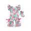 cute lemon pattern printing Romper Baby Knitted Romper One Piece Jumpsuit wholesale price