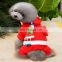 Super Warm New Year pet christmas coat costume dog christmas clothes