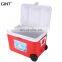 GINT New Design 50L Portable Large Wheels Beer Food Cans Camping Ice Chest Cooler Box