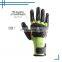 HANDLANDY Breathable Micro Foam nitrile smooth Palm Cut-Resistant Knit Work Gloves Mechanics Impact Resistant Gloves