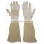 HANDLANDY work home long leather garden gloves long ladies garden gloves rose pruning gloves