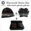 Custom bluetooth beanie hat and touch gloves with gift box