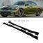 Well Designed Carbon Fiber Extension Lower Rocker Winglets Side Skirts Body Kit for Dodge Charger SRT 2015-2020