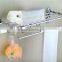 90 degree rotation stainless barthroom high quality towel shelf with blue&white diamond A166