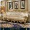 Luxury Royal Antique Classic Living Room Furniture Sectionals Loveseats Set Genuine Leather Sofa Set