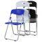 Factory price meeting room PP plastic office chair backrest foldable Portable Study School writing desk Training Chairs