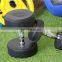 Hot Sell Factory Price 2.5 kg increase Logo Training Fitness Weights Rubber Dumbbells