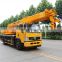 Truck crane mounted Telescoping Boom hydraulic Crane with 10 ton boom truck crane