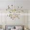 Modern Luxury Led Chandelier Lighting Firefly Tree Branch Ceiling Chandeliers Indoor Lighting Nordic Hanging Lamps Home Decor