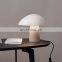 Nordic Table Lamp Resin Modern Home Decoration Table Light Living Room Mushroom Desk Lamps