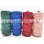 Natural Pure Mixed Polyester Cotton Rope Woven 6MM