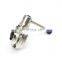 SS Hygienic Weld End Butterfly Valve
