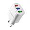 5V 2A Dual 3 USB Phone Charger Adapter For iPhone for iPad Fast Wall Travel Charger Usb US Plug
