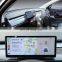 Car instrument cluster control android panel digital lcd dashboard display steering wheel touch screen for tesla model 3/Y