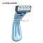 Private Label Metal Handle Barber Shaving Six Blade Razor Safety Razor For Women And Men