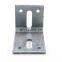 Metal fabrication metal steel sheet custom L shape corner bracket metal for mounting