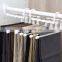 5 Layers Multi Functional Pants Rack Clothes Closet Storage Organizer 5 in 1 Pants Hangers for Jeans Trousers Skirts Scarf