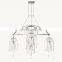 Modern Luxury American Creative Glass Shade Brass FULCRUM Round Grand Chandelier For Restaurant Bar Living Room Decorative