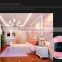 Hot Selling Pink 3 Gang Crystal Glass Panel WIFI Smart Light Remote Power Switch