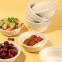 Disposable tableware paper bowl household food-grade round tableware bowl degradable thickened barbecue bowl disposable bowl