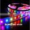 Hot sale color glue changeable flexible rgb led strip light
