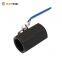 [RUOTENG] 1 PC Hex Bar Ball Valve Industry Forged Steel 1PC Ball Valve Thread End 2000WOG