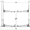 High Quality  4000kg/4500kg 2 Column Car Lifting Machine Manual Release