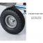 3 in 1 Style Aluminum Trolley Foldable Push Cart 770lbs/250KG weight capacity with Inflatable and Solid Rubber wheels