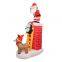 Christmas outdoor decor with Inflatable santa claus – Perfect for Xmas Decor