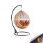 Two year warranty outdoor clear hanging egg chair with stand